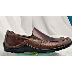 Men's Cole Haan Leather Tucker Venetian Slip-on Casual Loafers Brown Size 11.5 M